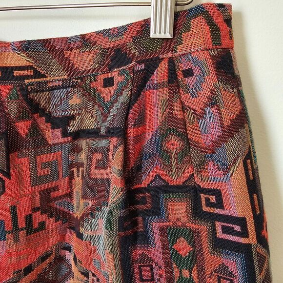 EUC VINTAGE DOUBLE KK DESIGNS SOUTHWESTERN KILIM PAIR TOP & SKIRT SIZE M - Picture 7 of 16